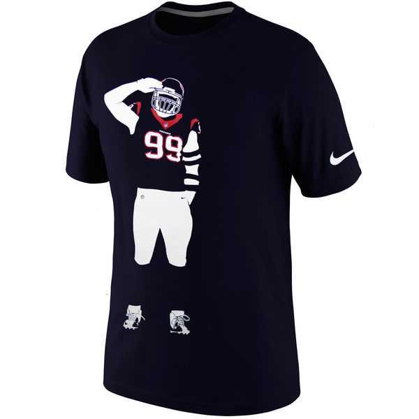 Houston Texans JJ Watt Nike Silhouette WEM T-Shirt - Navy Blue,We sell and wholesale Houston Texans JJ Watt Nike Silhouette WEM T-Shirt - Navy Blue on line form chian!